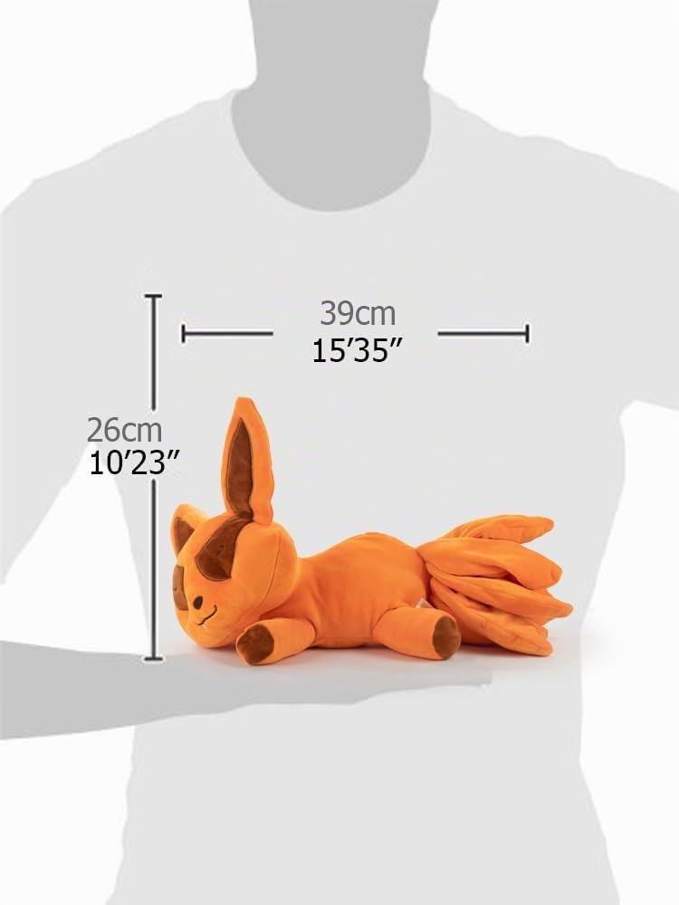 Peluche dei Personaggi di Naruto 25cm - Naruto, Kakashi, Sasuke, Itachi, Kurama - Edizione da Collezione - Qualità Super Soft (Kurama Dormire, 39cm)