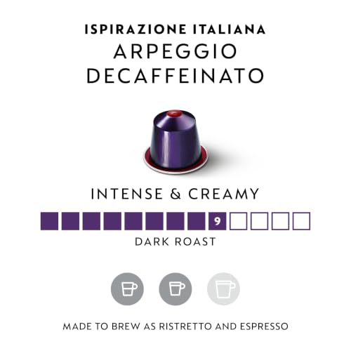Image of Nespresso Original, Arpeggio Decaffeinato, 50-Count Espresso Coffee Pods