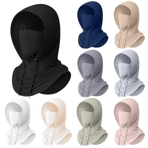 Image of Funtery Summer Cooling Balaclava Mask, UV Protection Hood Mask Breathable Cycling Face Cover Full Head Scarf for Men Women