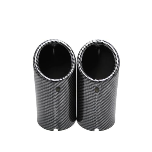 Cola de tubo de escape de 75mm con doble silenciador de acero y carbono para BMW Serie 3