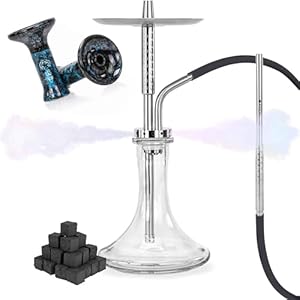 Ocean Hookah CANE „S“ Edelstahl Shisha