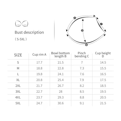 SXQCKJ Women's Sexy Plus Size Luxury Lift Underwire Bra, Push Up Balconette Tshirt Bra Lingerie(34C) Black - Image 8