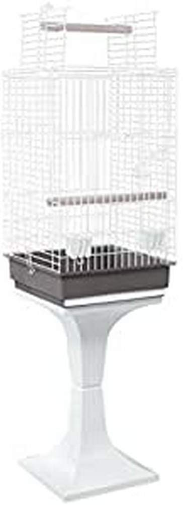 VOLTREGA Jaula Loro 835 Blanca + Pie 1 Unidad 500 g