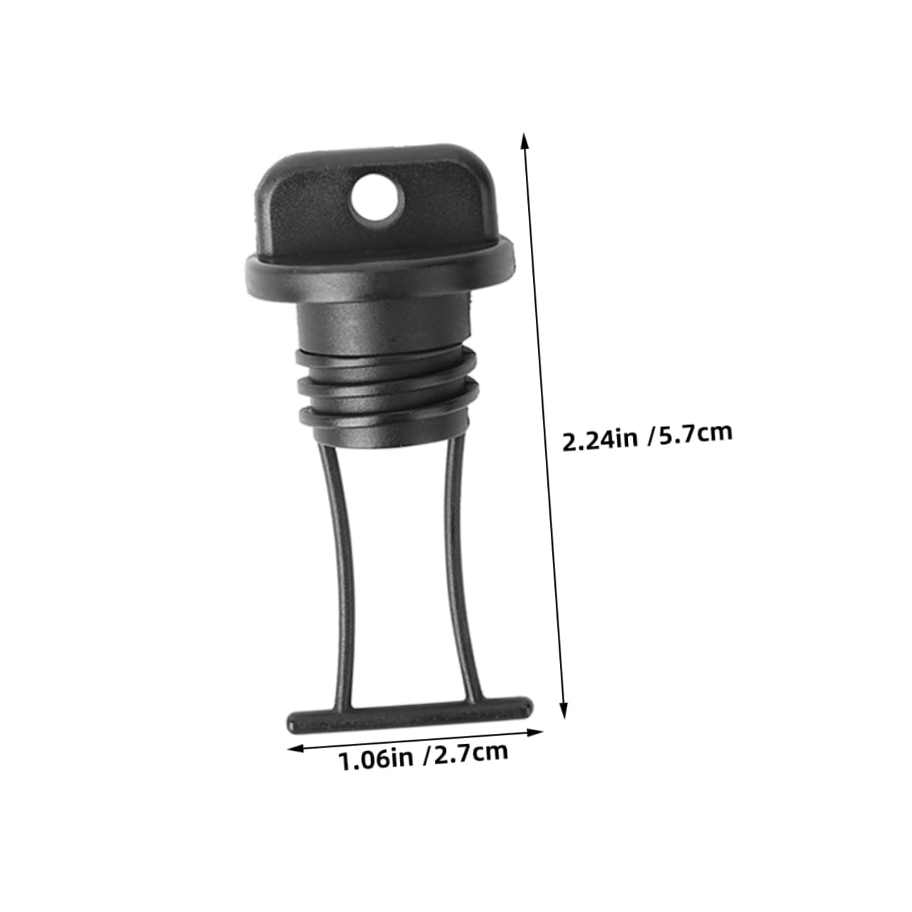 BRIGHTFUFU Kayak Accessories Parts 6pcs Drain Plug Kit for Canoe Boat Inflatable Boat Drainage Replacement Plastic Stopper