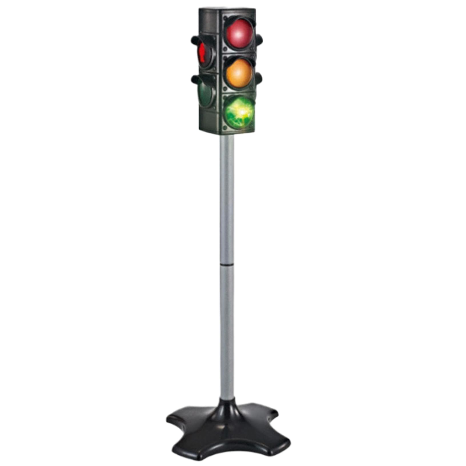 Lawnrden Stop Light, Traffic Light 28'' Traffic Toy with Sound ＆ Manual/Auto Modes Realistic Battery Powered Safety Educational Toys for Children Age 3 Above