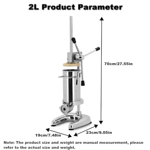 Commercial Churro Maker - ręczna maszyna do churrera ze stali nierdzewnej 2 l / 3 l z 5 formami, maszyna do napełniania Churros do przygotowywania przekąsek
