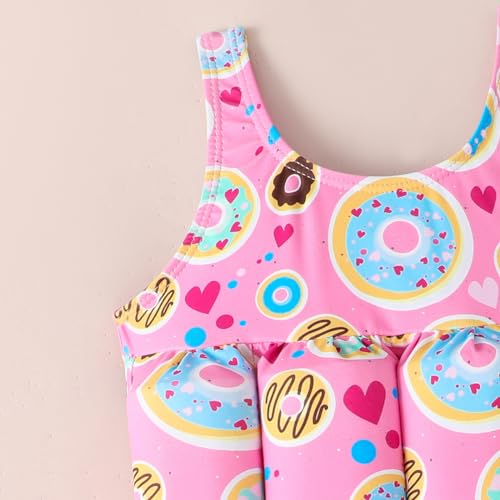Image of Kids Float Swimsuit Buoyancy Sticks for Baby Boys Girls One Piece Floating Swim Vest Training Aid Swimwear
