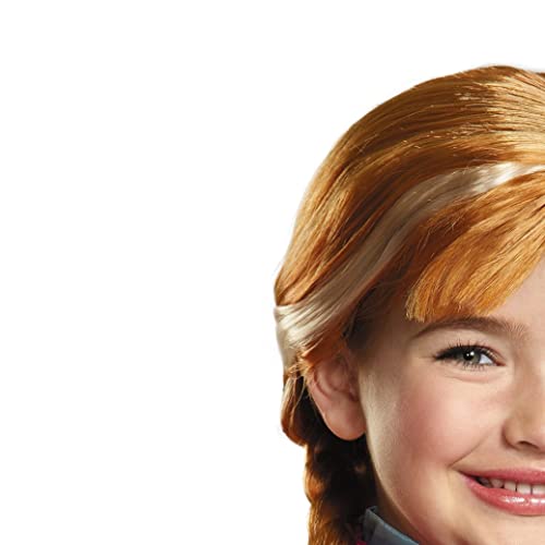 Peluca Anna Frozen para Niñas Talla Única miniatura 2