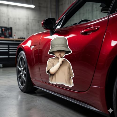 Image of Funny Sticker for Cars, Trucks, Dents & Sports19, 6x3 inch (Pack of 2)