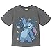 Disney Lilo & Stitch Little Boys French Terry T-Shirt and Shorts Outfit Set Cool Gray Stitch 5
