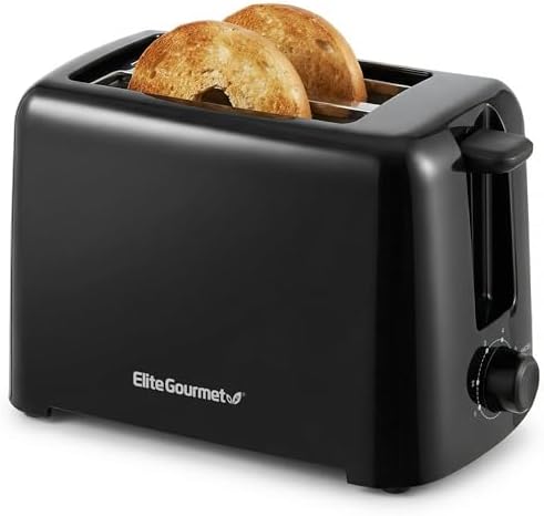 Elite Gourmet 2-Slice Cool Touch Toaster – 6 Browning Levels, Extra ...