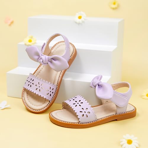Image of GINFIVE Toddler Girls Sandals Little Girls Kids Summer Shoes Toddler Sandals