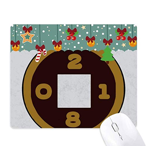 Tapis de souris jeu bureau en caoutchouc Noël pour PC