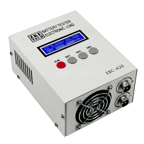 Comprobador de capacidad de batería EBC-A20, comprobador de capacidad de batería con carga, dispositivo de prueba de batería multifuncional con carga electrónica, para batería de litio/plomo-ácido