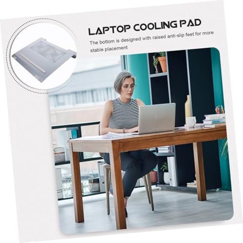 Base refrigerante para laptop COHEALI con ventiladores duales miniatura 4