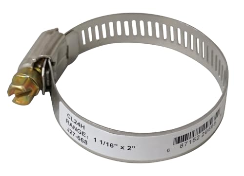 Supco Stainless Steel Hose Clamp, 1-1/16