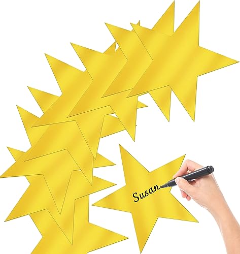 Gold Stars, Gold Star Cutouts, Paper Stars, Golden Stars for Bulletin Board, Star Decorations for Party, Theme Party Decorations, Star Decorations, Cut Outs for Classroom