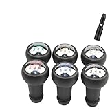 Vuzmode Pommeau de levier de vitesse for Superb, for 206, 207, 307, 308, 407, C4L, C2, C3, C5, accessoires de tuning Pommeau de levier de vitesse(Red Font)