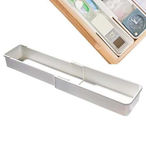 Organizadores ajustables para cajones de cubiertos, bandeja de cubiertos, soporte para utensilios, organizador multifuncional de utensilios de cocina, organizadores de cajones retráctiles, perfecto