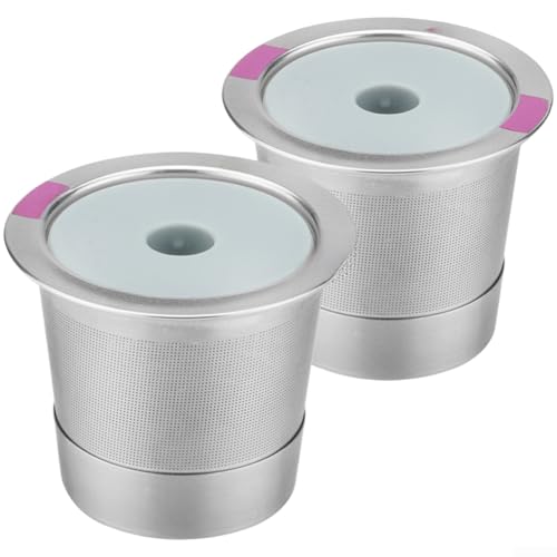 Filtro de malla fina de acero inoxidable para cafeteras 1.0 y 2.0, apoyo a la preparación diaria sostenible de café (2)