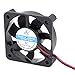 Ruilogod DC Wentylator 50mm x 50mm x 10mm 5010 2 przewody DC 12V 0.1A