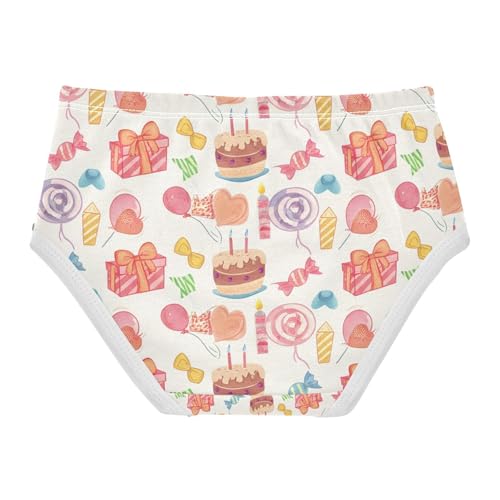 Colorful Birthday Cakes Toddler Girls's Underwear 2T 202c14462
