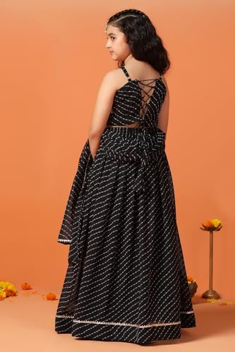 Image of Fashion Dream Girl Georgette Readymade Lehenga Choli With Dupatta