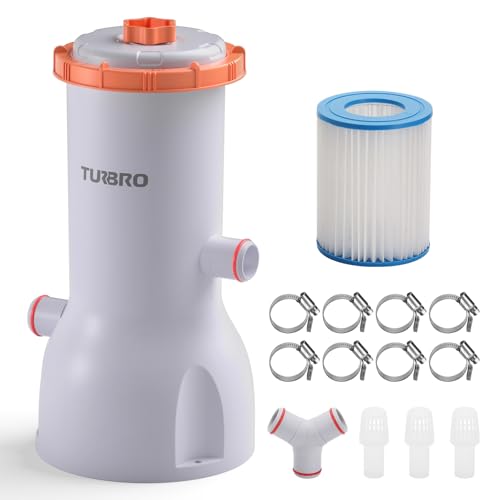 TURBRO 1,000 GPH Cartridge Filter Pump product photo