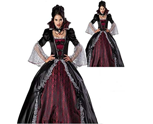 JRKJ Disfraz De Vampiro _ Diablo Fantasma Ropa Bruja Uniforme Gótico Vampiro...