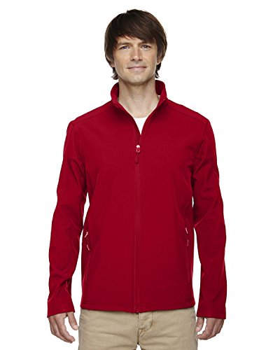 Men's Cruise Two-Layer Fleece Bonded Soft Shell Jacket 5XL CLASSIC RED