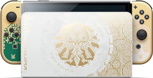 Image of Nintendo Switch OLED with (The Legend Of Zelda Tears Of The Kingdom Edition) Joy-Con