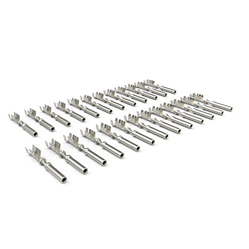 Delphi Micro-Pack 100W Series Female Unsealed Terminal 12084913, Cable Range 22 20 ga (0.35 0.50 mm2) (25 pieces)