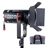 Aputure LS 60d Focusing LED Video Light CRI 95+ TLCI 95+ 50000lux @1m App Control Built-in 8 Lightin