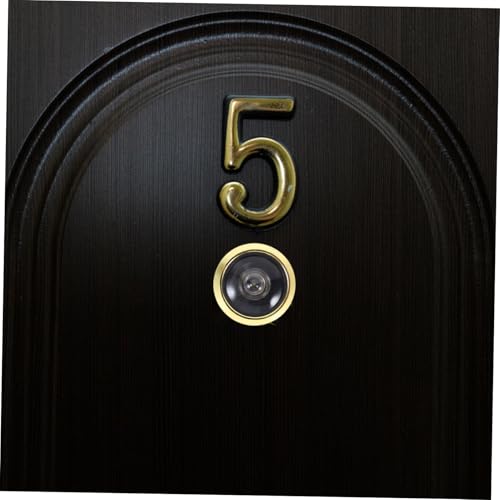 LIFKOME Mirilla electrónica grande de puerta con visor, seguridad y privacidad, montaje con timbre parpadeante miniatura 6