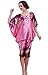 Olivery Womens Faux Silk Sleepwear, Floral Nightgown Bath Pajamas Set