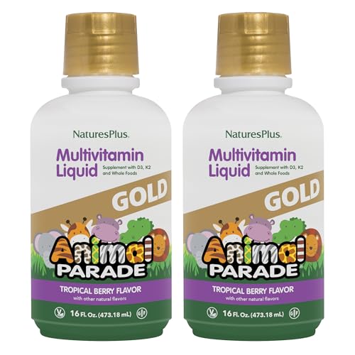 NaturesPlus Animal Parade Gold Liquid Multivitamin