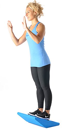 Airex Gymnastikmatte / Balance-Pad (3 Farbvarianten), SoftX Koordinationswippe, Blau PRO
