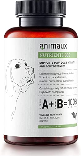 Vitaminas para perros 365 Dogs, 60 tabletas masticables