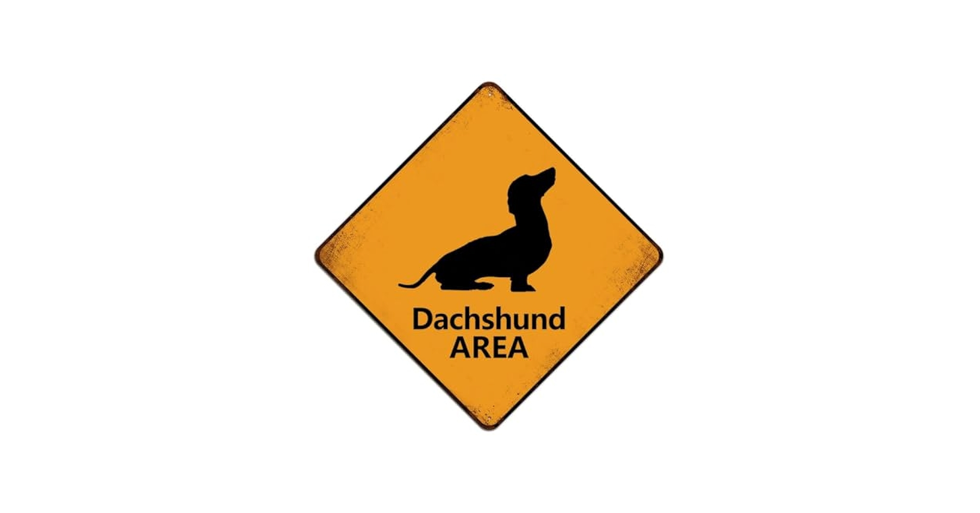 Amazon.com: Dachshund Dog Area Crossing Sign Dog Crossing