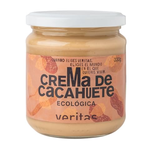 Veritas crema cacahuete 100% 330g ecológica