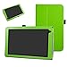 Price comparison product image Mama Mouth Bush Spira B2 10 / Archos 101b Oxygen Case, PU Leather Folio 2-folding Stand Cover with Stylus Holder for 10.1" Archos 101b Oxygen/Bush Spira B2 10 Inch Android 6.0 Tablet 2016,Green