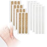 Wound Closure Strips 24 Steri Skin Closures Strip Breathable Sutures Bandage Stitch-Free Wound Repair, 12x100mm