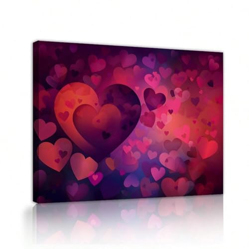 Impression sur toile fille rose 70x90cm art moderne sans cadre