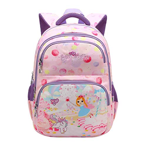 Mochila para Niñas Unicornio  Escolar Primaria para Chica Gran Capacidad Ergonómica