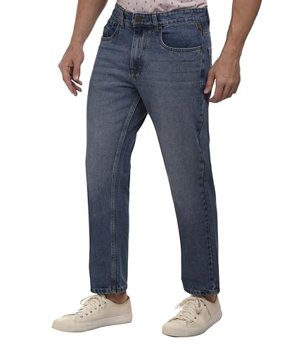 Image of i'sol Men's Loose Baggy Fit Wide Legged Jeans