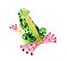 Lampwork COLLECTIBLE MINIATURE HAND BLOWN Art GLASS New Frog, Green FIGURINE by ChangThai Design