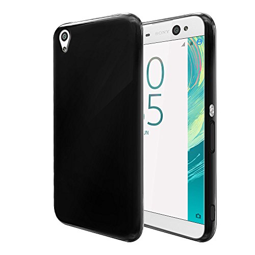 FINCIBO Xperia XA Ultra Case, Flexible TPU Silicone Soft Gel Skin Protector Cover Case for Sony Xperia XA Ultra 6 inch - Black