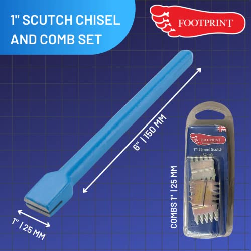 1.5" Scutch Chisel and Combs Set - Image 4