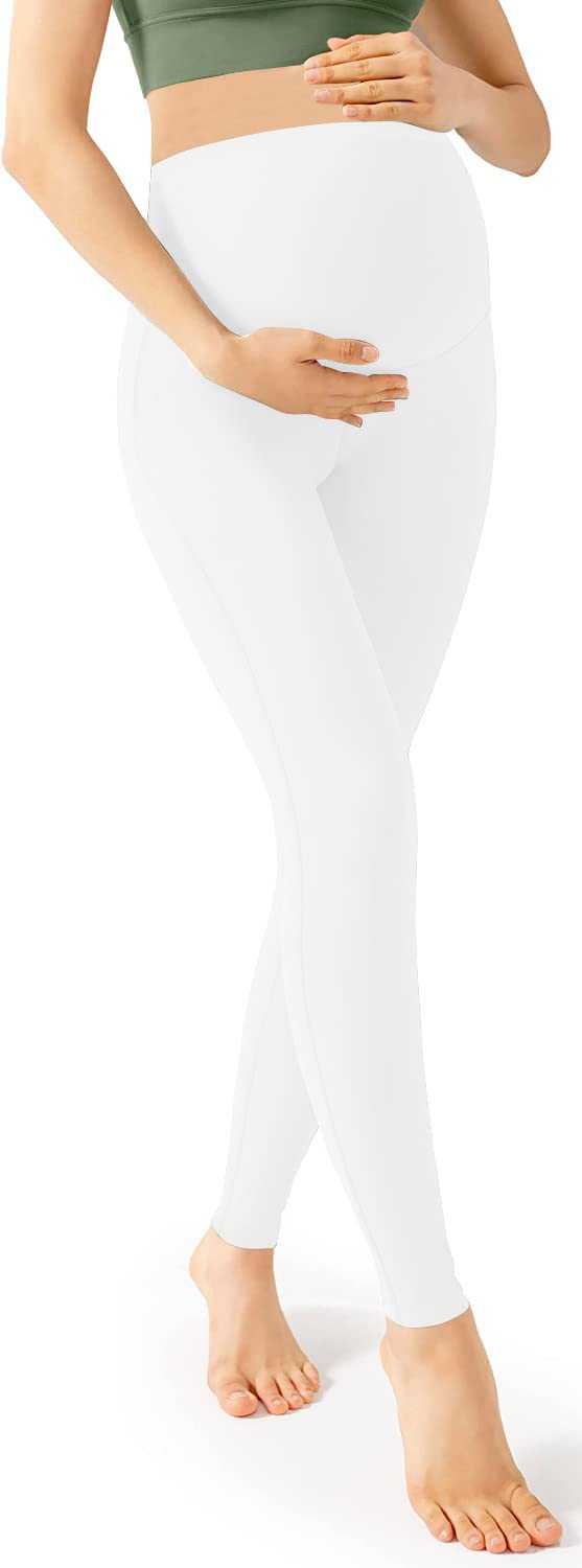 Over The Belly Maternity Leggings for Pregnant Women Cotton Lycra Stretchable Maternity Pants for Pregnancy-image-21