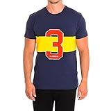 Herren Kurzarm Jersey Shirt Navy